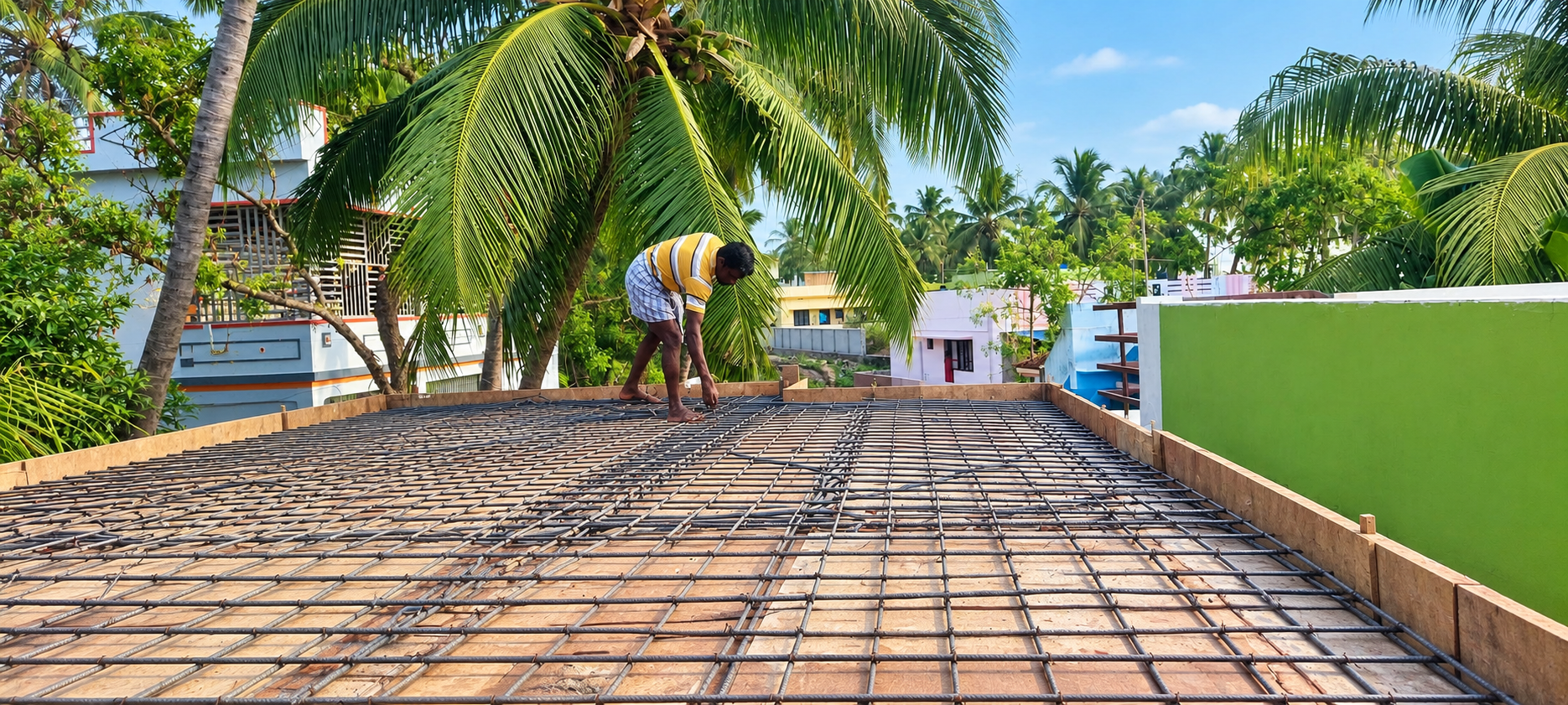 KVR Construction — Structural Slab Steel Reinforcement
